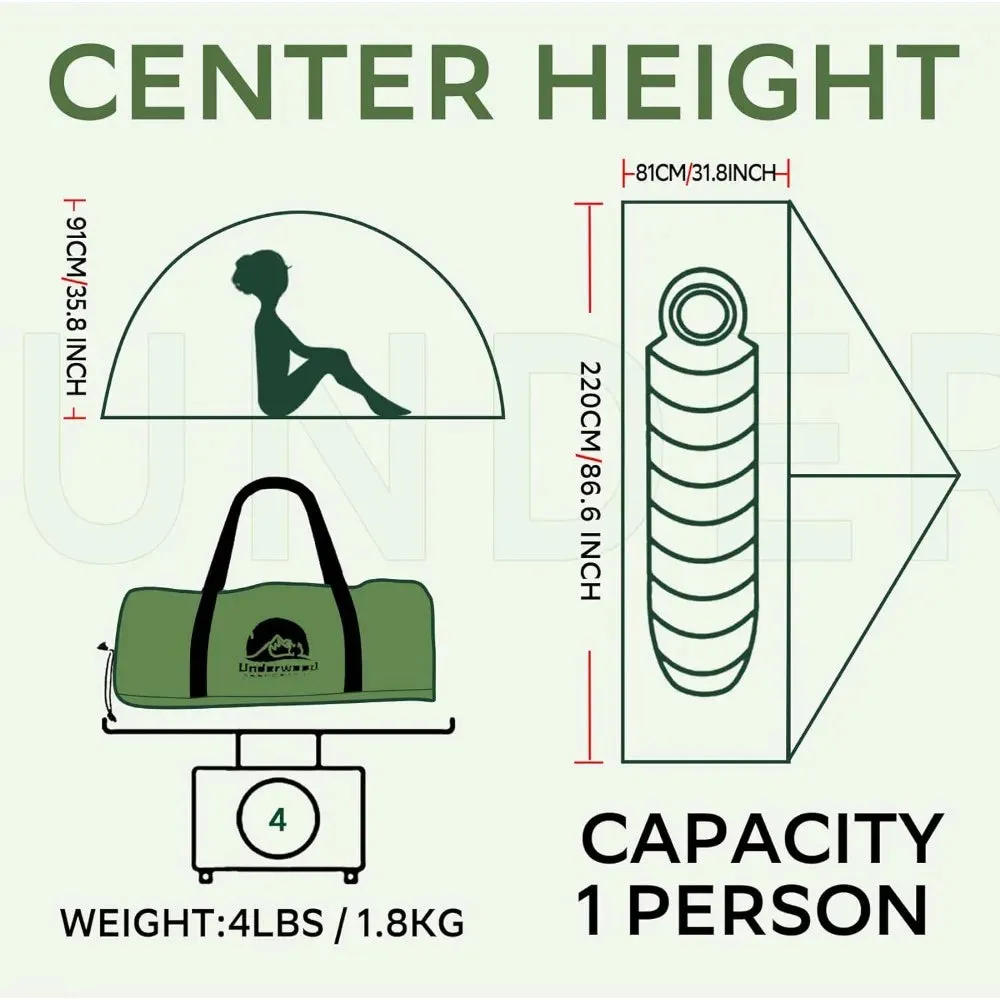1-Person Backpacking Tent for 4-Season