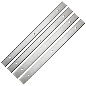 10-1/5-Inch HSS Planer Blades Cutters for SIP 01338, Elektra Beckum HC260C 260K, Record Power PT260, Metabo HC260C 260K Thickness Planer, Double Edges, 4 Pcs