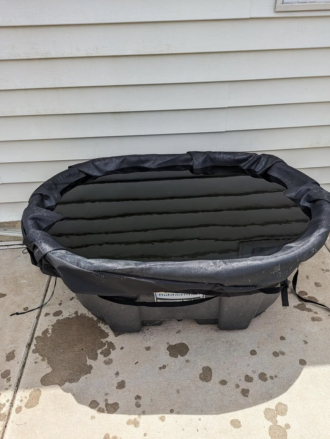 100 Gallon Mesh Insert Oval Stock Tank Cover Waterproof Rip Proof Tough Keeps Tanks Clean Keeps Leaves and Bugs Out Perfect Cleans Stock Tanks Quick Rubber Plastic Tanks