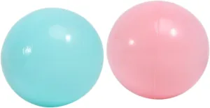 100Pcs Plastic Balls Crush Ocean Balls for Macaron Mixed Colors Bath for Playtime Safe for Mesh Bag Packing