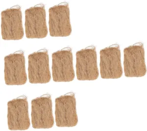 12pcs Outdoor Fire Convenient Jute Flame for Outdoor Activities Weather Resistant Essential Fire Tools for Campfires and Backyard Bbqs