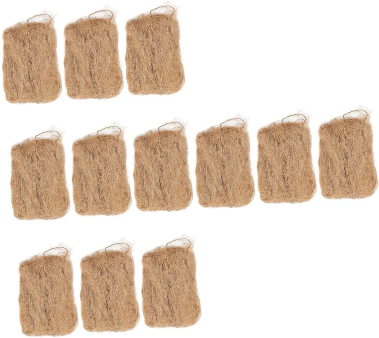 12pcs Outdoor Fire Convenient Jute Flame for Outdoor Activities Weather Resistant Essential Fire Tools for Campfires and Backyard Bbqs