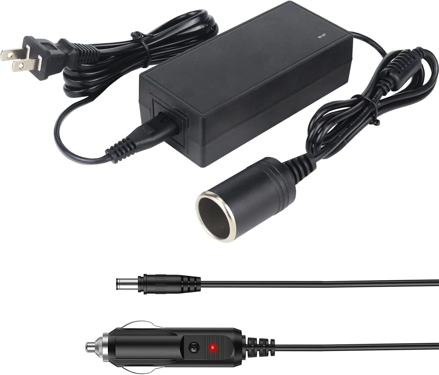 12V Coleman thermoelectric Cooler Power Adapter, car Power Charger Converter, Camping Home Office Dormitory or Vehicle use, AC-DC Converter