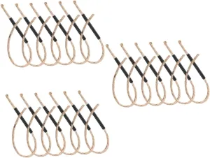 18 Sets Fire Starting for Outdoor Cord Ropes with Handle Versatile Survival Fire Tool Camping Essential