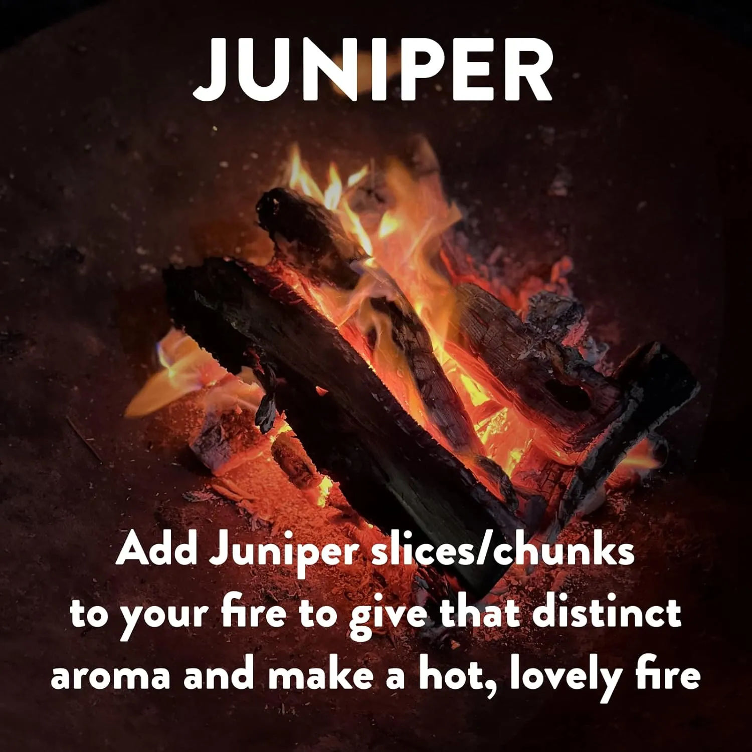 19 LB. Campfire Wood Bundle, Juniper, Pinion, Mesquite & Fatwood Firestarter Sticks, 1 Click Fire to Light, Split Seasoned Firewood Logs for Bonfire, Campfire, Fire Pit, Grilling by Billy Buckskin Co.