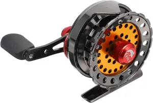 1Pc Portable Fishing Reel Full Fishing Rod Wheel Durable Accessory for Sea Poles Comfortable Handle Design for and Versatile Use