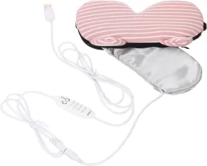 1Set Adjustable Warm Eye Mask with Steaming Heat Compress Eye Socket Design for Soft Material for Eyes and Cat