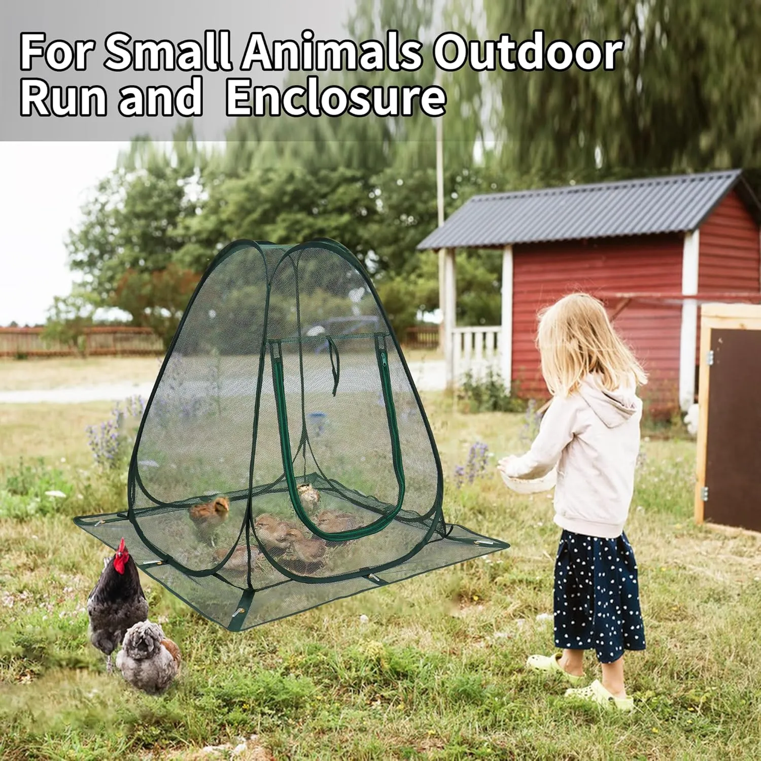 2 Packs Pop up Garden Netting Cover Plant Guard Cover with 16 Stakes Bird Plant Tent Protector for Vegetables Fruits Flowers (2, 36 * 36 * 39 inch)