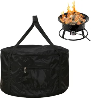 21-Inch Outdoor Fire Pit Organizer, Compatible with Outland Firebowl Propane Gas Fire Pit