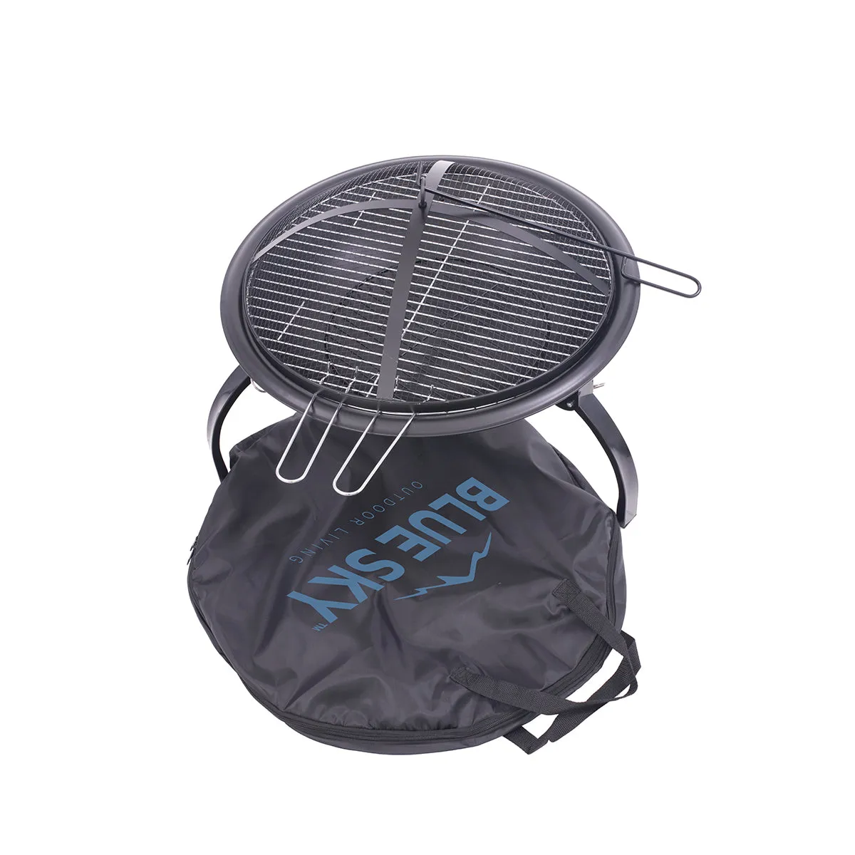 21.25" Round Portable Fire Pit