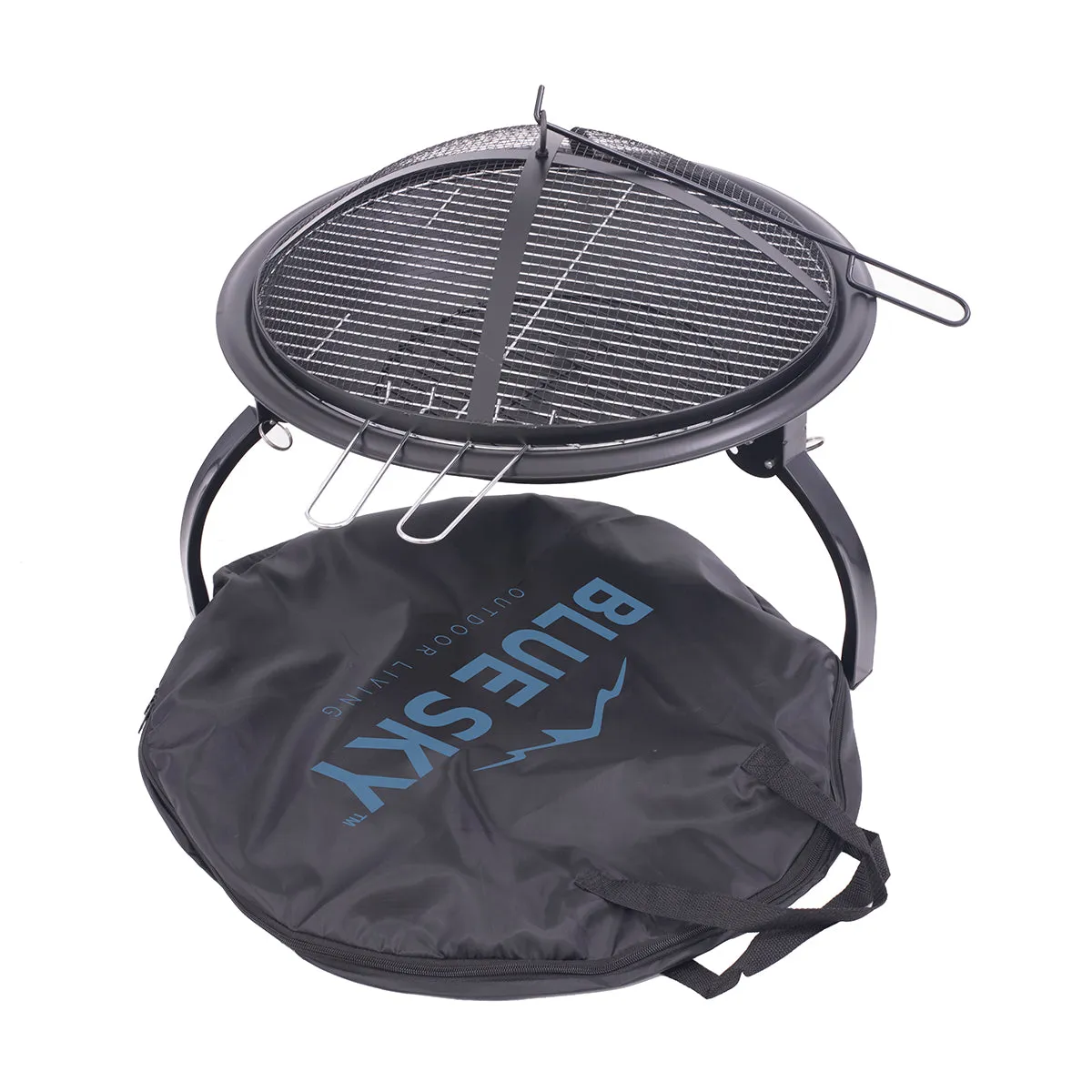 21.25" Round Portable Fire Pit