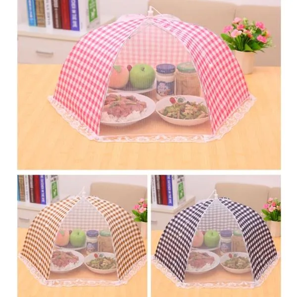 2280 Food Covers Mesh Net Kitchen Umbrella Practical Home Using Food Cover (Multicolour)