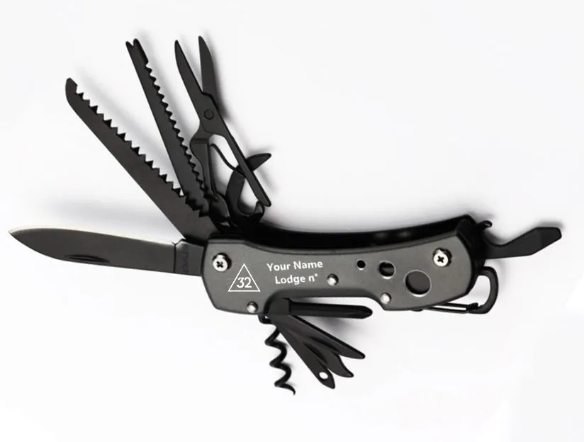 32nd Degree Scottish Rite Pocket Knife - Multifunctional