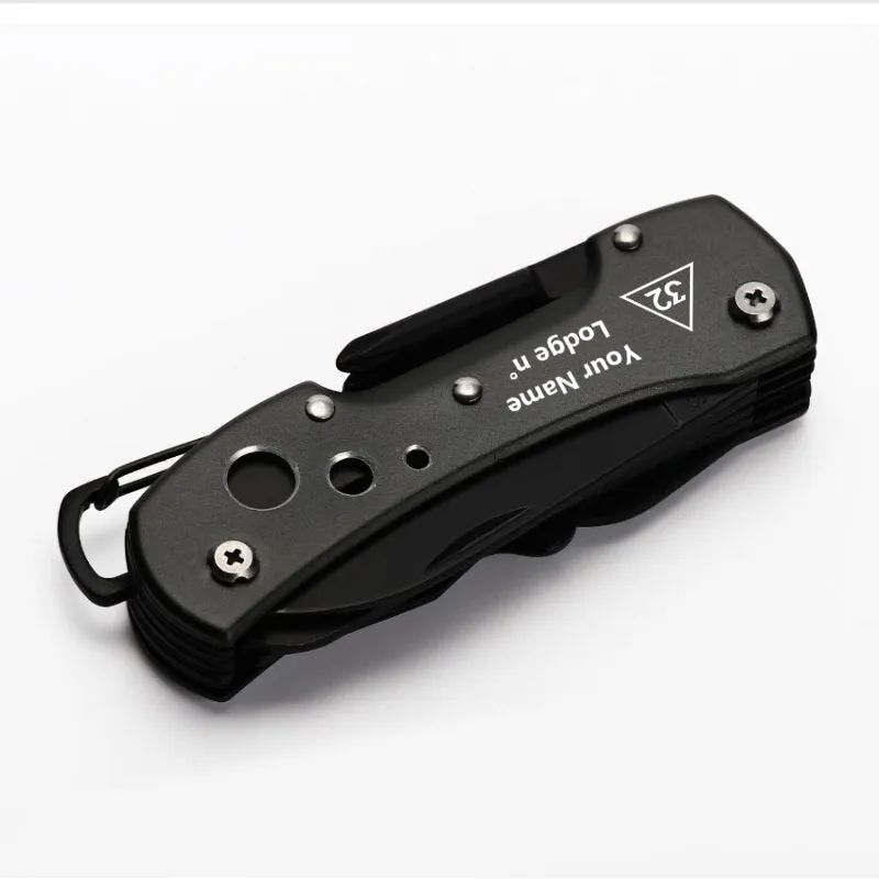 32nd Degree Scottish Rite Pocket Knife - Multifunctional