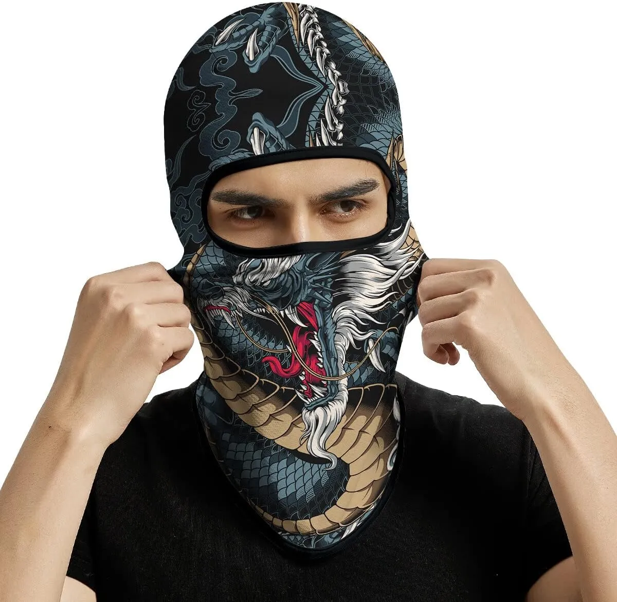 3PCS Balaclava Full Face Mask Ski Mask UV Protection Cover Motorcycle Full Face Mask for Men Women Outdoor Sports