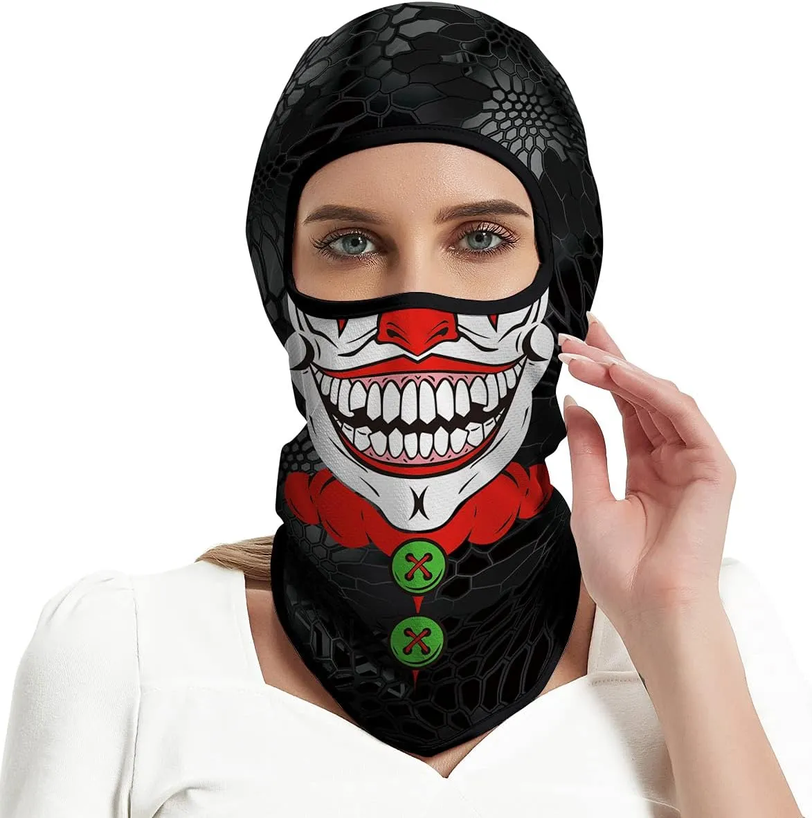 3PCS Balaclava Full Face Mask Ski Mask UV Protection Cover Motorcycle Full Face Mask for Men Women Outdoor Sports