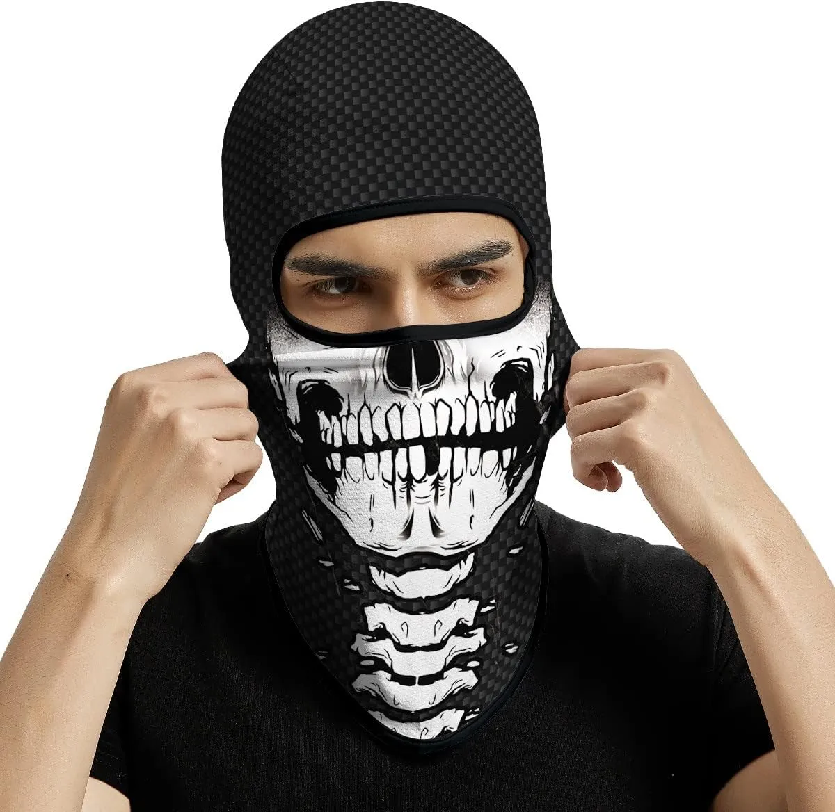 3PCS Balaclava Full Face Mask Ski Mask UV Protection Cover Motorcycle Full Face Mask for Men Women Outdoor Sports