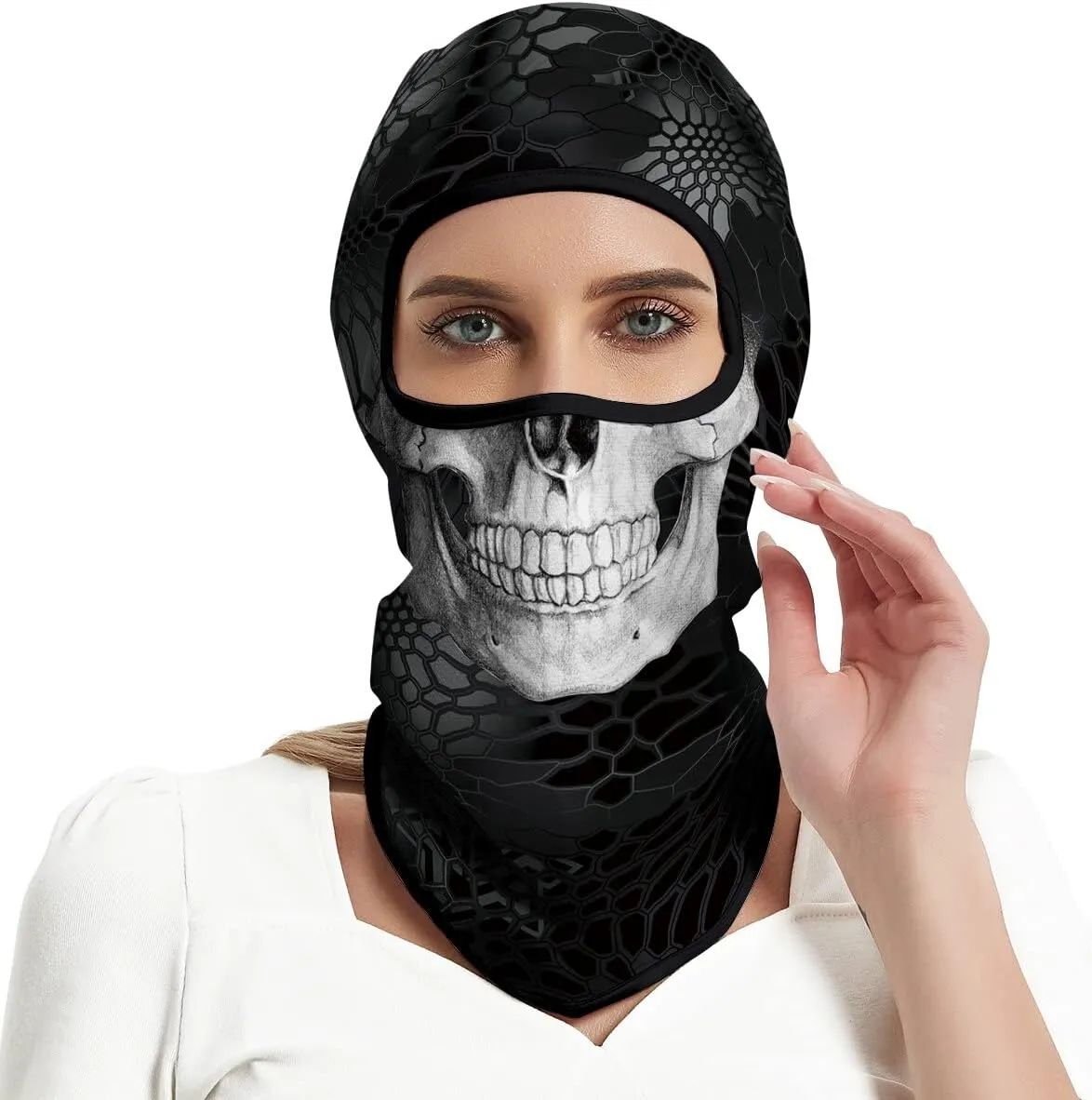 3PCS Balaclava Full Face Mask Ski Mask UV Protection Cover Motorcycle Full Face Mask for Men Women Outdoor Sports