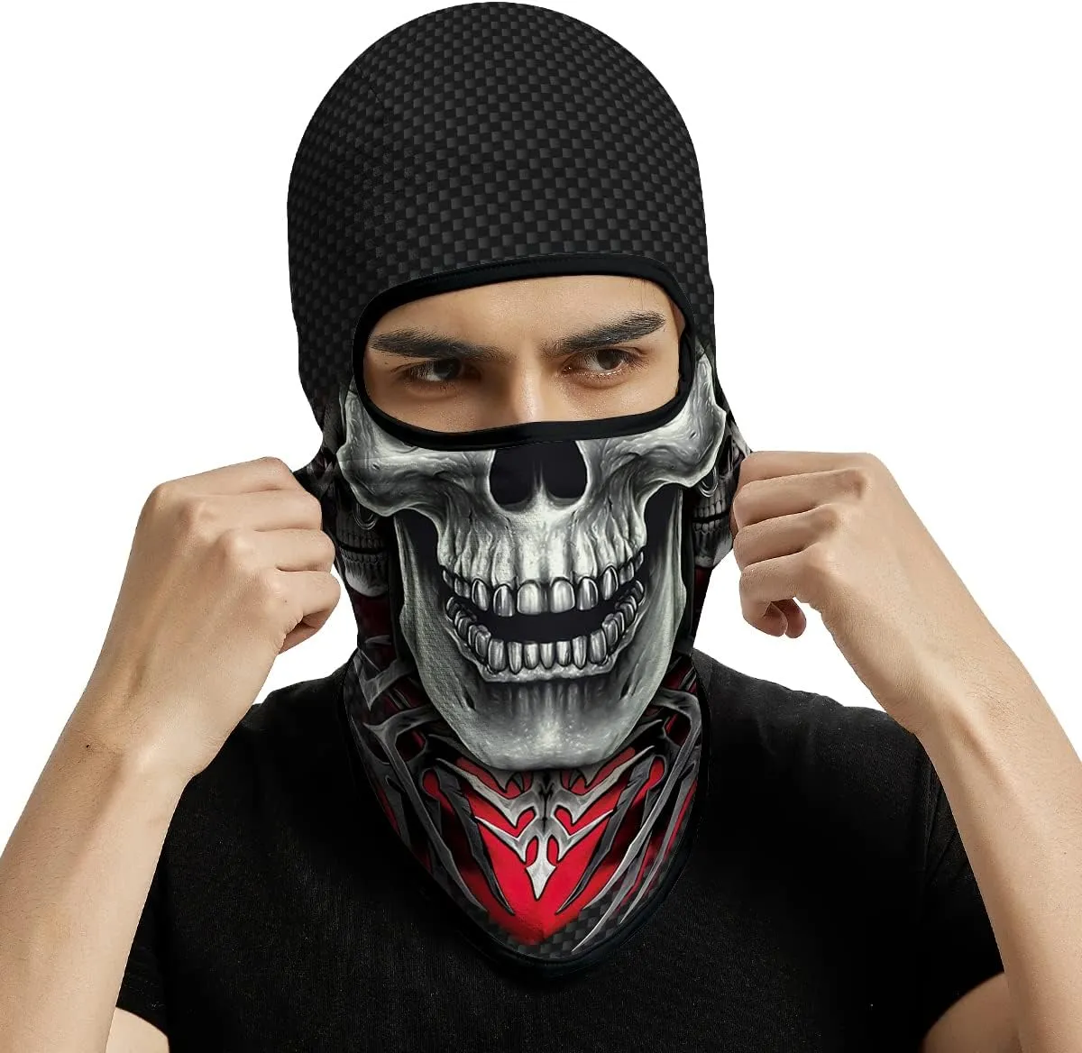 3PCS Balaclava Full Face Mask Ski Mask UV Protection Cover Motorcycle Full Face Mask for Men Women Outdoor Sports