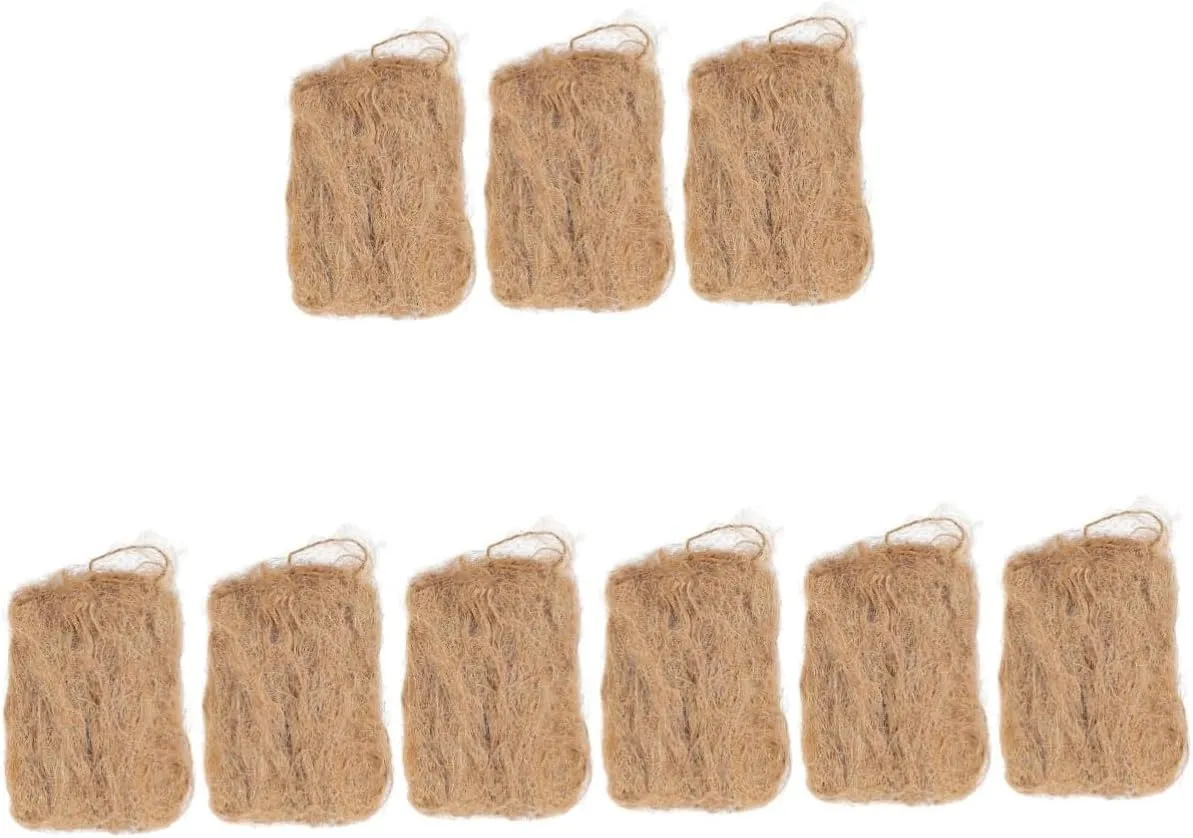 3sets Jute Fire Starters for Camping Convenient Flame Starter for Outdoor Cooking Survival Accessory for BBQ Campfire Hiking and Adventure Activities 3pcs*3