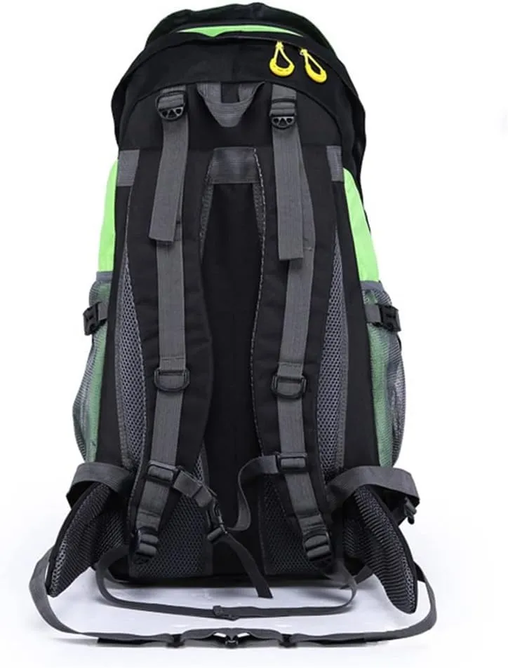 50L Outdoor Mountaineering Bag Camping Backpack Thickened Strap Mountaineering Bag Large Capacity Rucksack(C)
