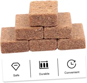 50pcs Outdoor Burning Blocks for Camping Lightweight Combustion Support Easy to Use Fire Starter for Picnics and Cookouts Present for Outdoor Enthusiasts