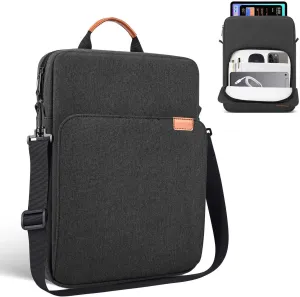 9-11 Inch Tablet Sleeve Carrying Case Bag for iPad Air M2 M3/iPad Pro M4 2024, iPad 11th, Galaxy Tab A9  Plus 11"/ Tab S9 S8 S6, Fire HD 10, Space Grey