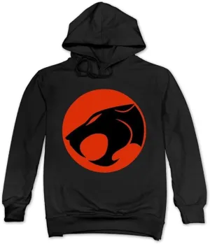 A Popular Media Franchise, Featuring a Fictional Group of cat-Like Design on Black Hoodie