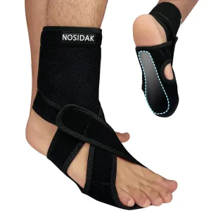 AFO Foot Drop Brace for Walking with Shoes, Plantar Fasciitis Night Splint, Ankle Brace, Drop Foot Brace for Sleeping, Ankle Foot Orthosis for Stroke Recovery, MS, TBI, ALS, Fracture - Right