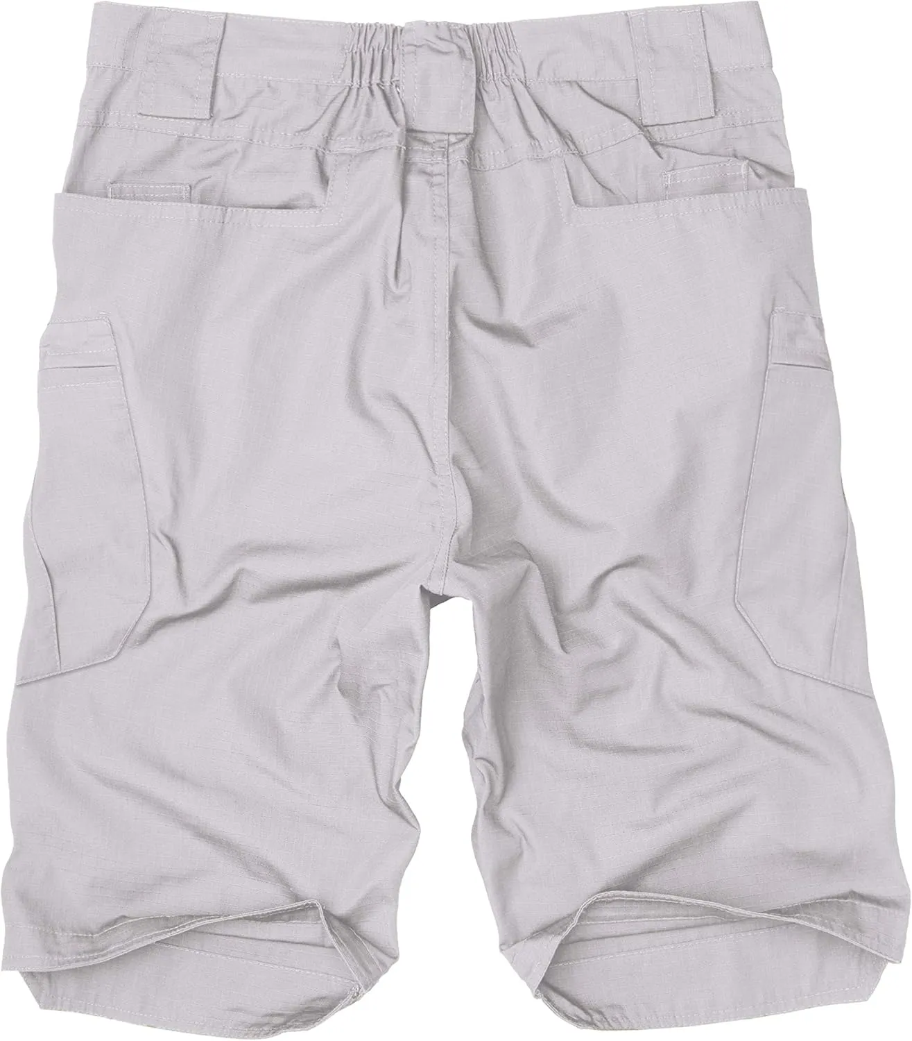 Alimens & Gentle Men's Cargo Short Elastic Waist Multi-Pocket Outdoor Military Tactical Shorts
