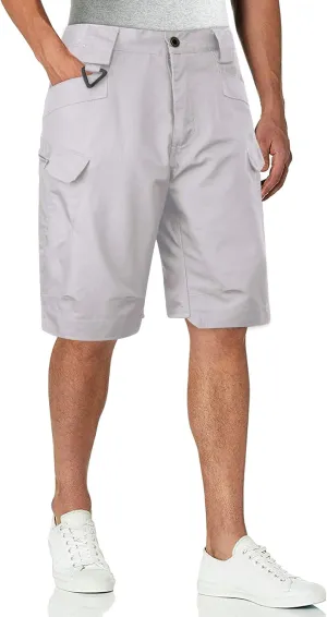 Alimens & Gentle Men's Cargo Short Elastic Waist Multi-Pocket Outdoor Military Tactical Shorts