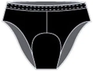 Andiamo Clothing Shorts ADMO PAD Brief WOM BK XL