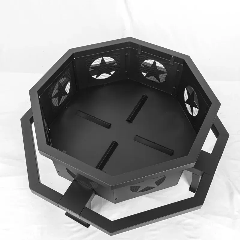Antheny Wood Burning Fire Pit, Outdoor Firepit