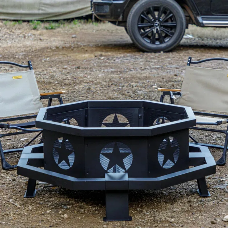 Antheny Wood Burning Fire Pit, Outdoor Firepit