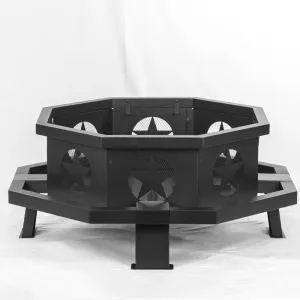 Antheny Wood Burning Fire Pit, Outdoor Firepit