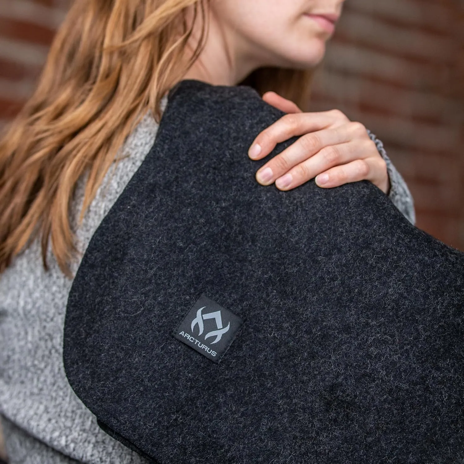 Arcturus Tahoe Wool Bed Blanket | Soft, Breathable Wool Blanket for Year-Round Comfort - King Size (90"x 108") | Thick & Washable (Charcoal Gray)