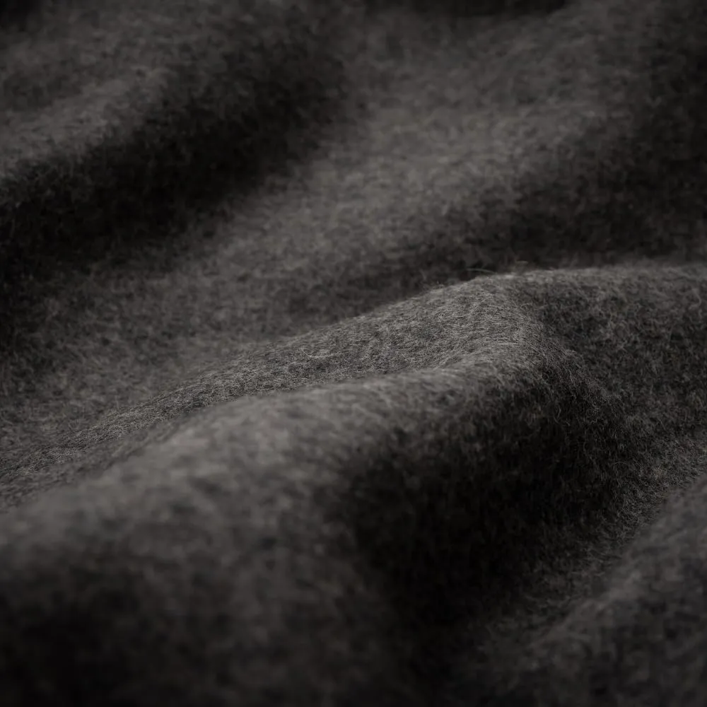 Arcturus Tahoe Wool Bed Blanket | Soft, Breathable Wool Blanket for Year-Round Comfort - Queen Size (90"x 96") | Thick & Washable (Charcoal Gray)