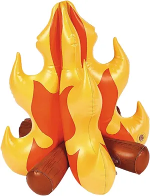Artificial Flame Fires Faux Campfire Inflatable Campfire Prop Inflatable Bonfire Artificial Fire Decor Campfire Toys Kids Inflatable Campfire Child Log PVC