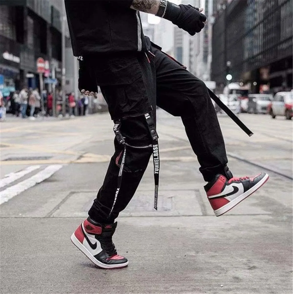 Astellarie Mens Casual Pants Multi-Pockets Fashion Cargo Joggers Gym Drawstring Long Pants