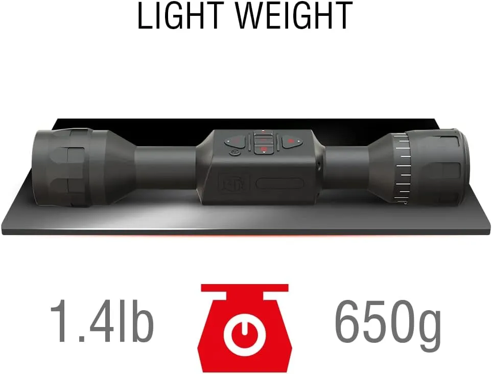 ATN Thor LTV 640 Smart HD Thermal Scope with 640x480, 12 Micron Sensor | Magnification, Video Recording, One Shot Zero | Exclusive Signature Series Kit