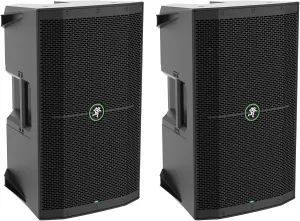 Audiosavings Bundle: Mackie Thump210 10" 1400w Compact Powered DJ PA Speaker w/FeedbackEliminator (2 Items)