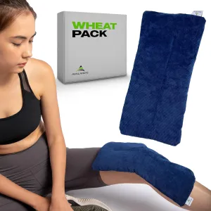 AVALANCHE Athletic Heat Pad & Cooling Pad for Recovery - Neck Heating Pad for Muscle Soreness & Tension - Back & Shoulder Heating Pad - Microwavable Heating Pads - Cold Packs for Injuries (Navy Blue)