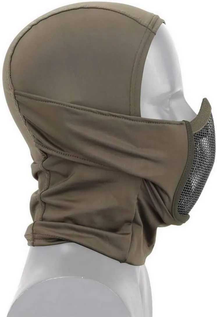 Balaclava Mesh Mask with Full Face Cover Anti-dust Windproof for Paintball Airsoft