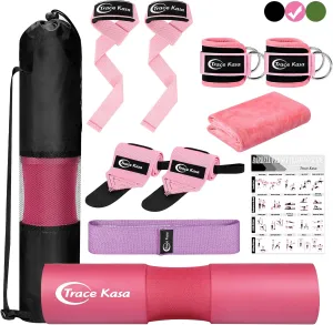 Barbell Pad Set: Hip Thrusts Pad for Squats Weight Lifting Gym Equipment Accessories