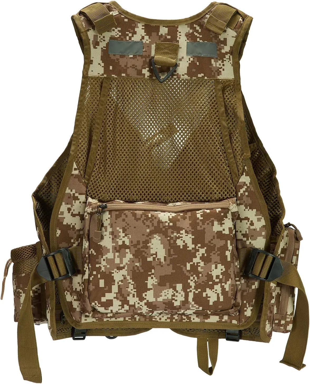 BASSDASH Fly Fishing Vest Multi Pocket Waistcoat Adjustable Size Gifts for Men Women