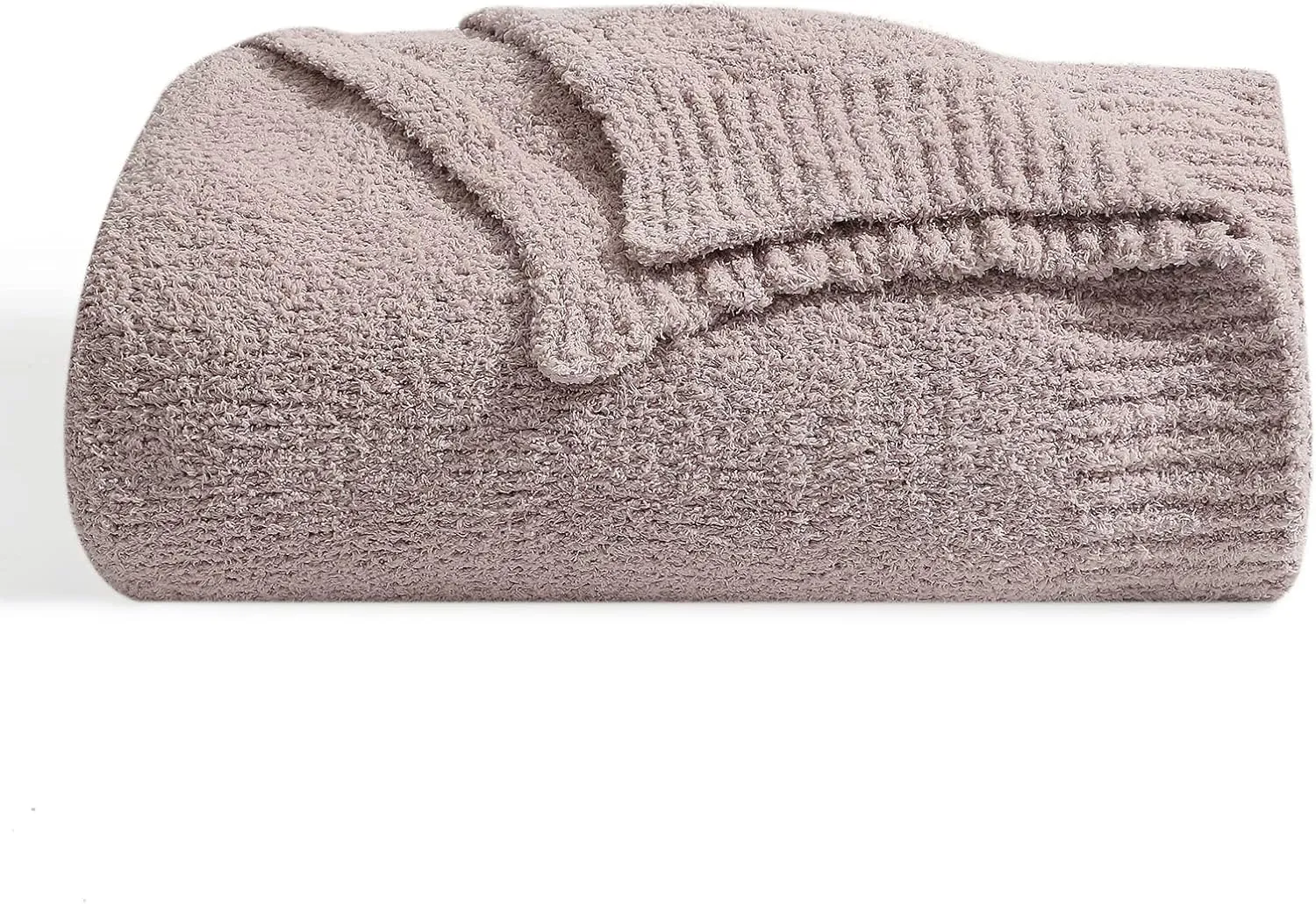 bearberry Super Soft Fluffy Throw Blanket Lightweight Cozy Warm Throw Blankets for Couch Bed Sofa All Season (Beige, 50”x60”)