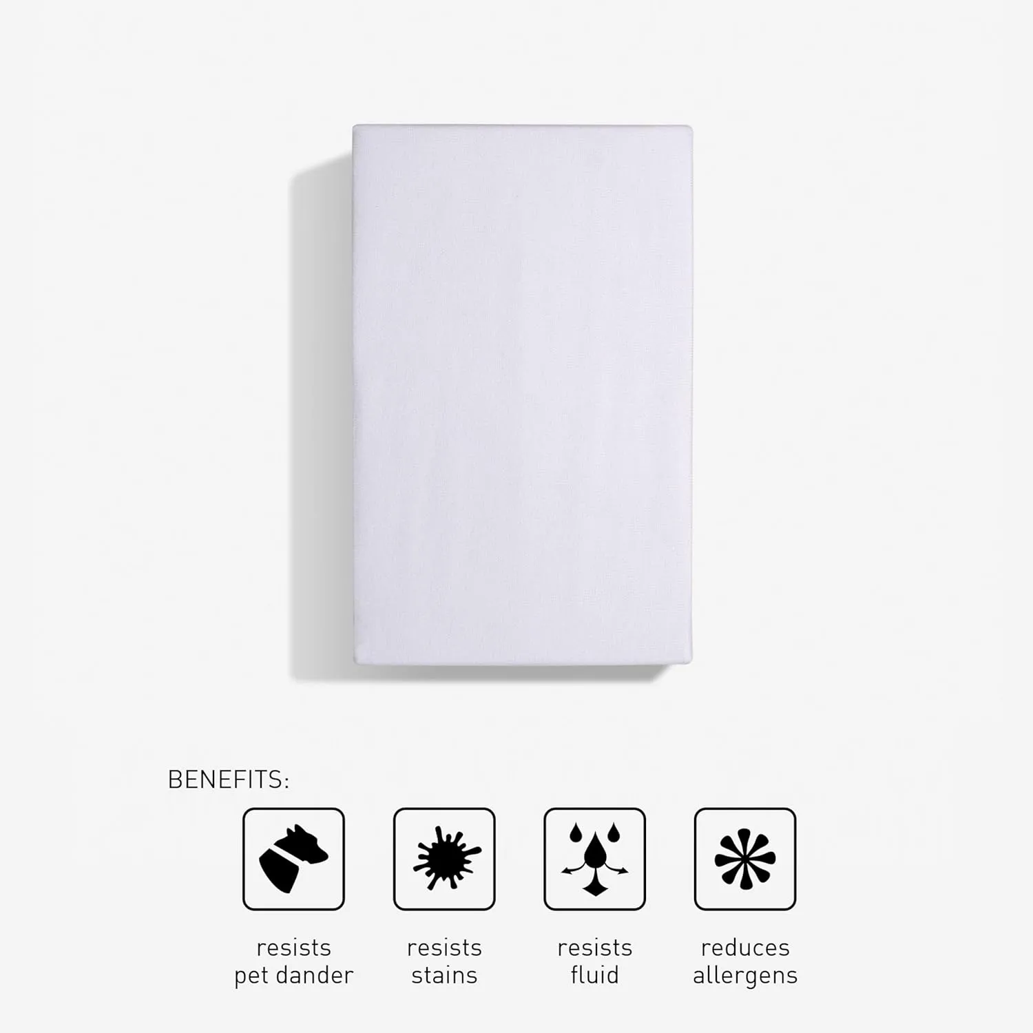 Bedgear Queen Basic Mattress Protector - Lightweight, Noiseless, and Waterproof Fabric Cover for Bed - Washable and Breathable Mattress Pad - Protects Against Stains