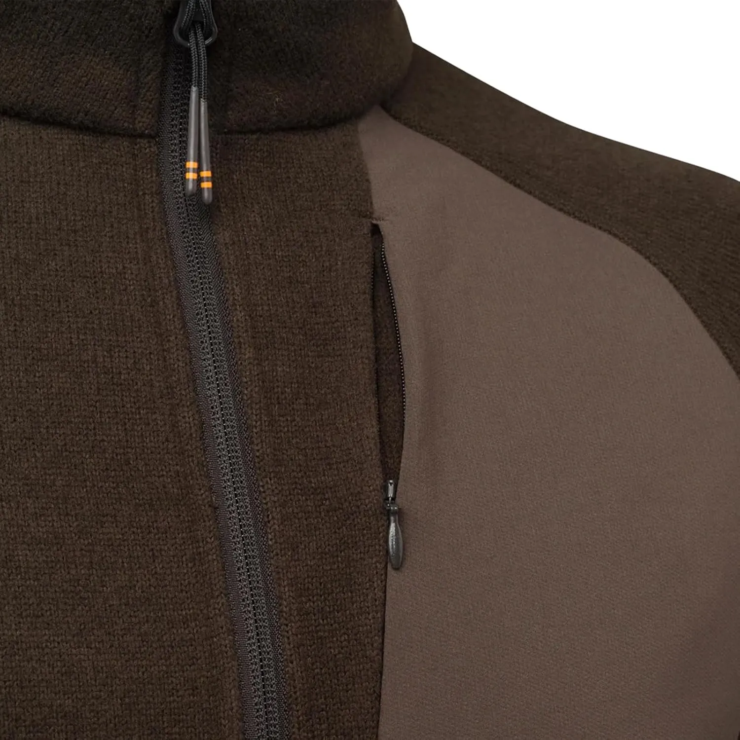 Beretta Men's Lightweight Breathable Outdoor Casual Abisko Half Zip Thermal Fleece Hunting Jacket | Elasticated Bottom