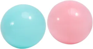 BESPORTBLE 100Pcs Crush Ocean Balls for Macaron Mixed Color Mesh Bag for Ball Pits Playhouses and Bath Fun Safe Educational