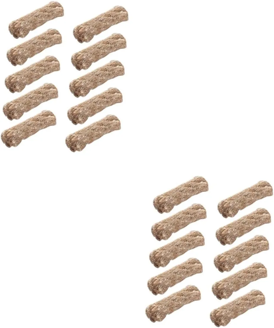 BESPORTBLE 2sets Camping Fire Starter Ropes Survival Wick Lighter for Outdoor Hiking Rope 10pcs*2